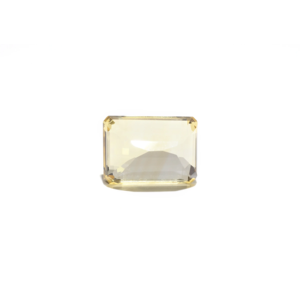 Natural Citrine Cat's Eye Loose Gemstone-11.8 Carat Excellent Diamond Cut Yellow 3mm Height Certified Wholesale - Product Image 2