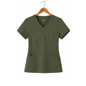 2026 <b>Women</b> Nursing Uniform <b>Set</b> Professional Medical <b>Scrub</b> Clothing With Breathable Fabric And Functional Style - Product Image 3