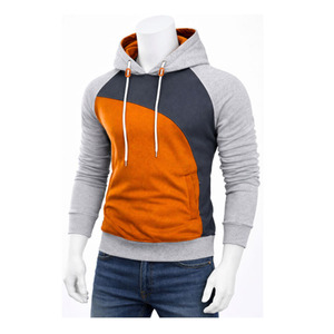 Men's 100% Cotton Pullover Hoodie Sweatshirt Breathable Eco-Friendly Anti-Wrinkle Long Sleeve Custom Logo Printing Autumn hooie - Product Image 2