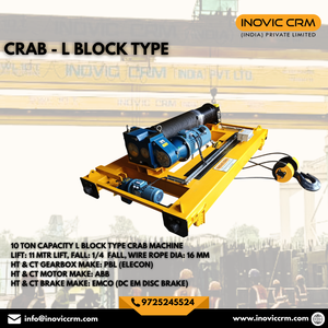 เครนไฟฟ้า INOVIC CRM สำหรับงานหนัก พร้อมสายสลิงลวดเหล็ก |   รถรางเครนเหนือศีรษะแบบคานคู่ โครงสร้างโลหะแข็งแรงทนทาน - Product Image 2