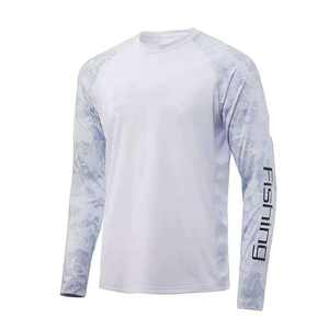 Nueva Camiseta de Pesca de Manga Larga para Hombre con Protección Solar UPF 50+, Personalizable, MOQ Bajo, Venta Caliente - Product Image 2