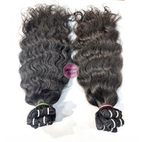 Extensions de cheveux humains indiens vierges Arrow Exim 100% non traités, bouclés serrés, qualité Remy, double trame machine, sans nœuds