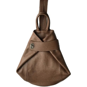 Women's Soft Goat Leather Backpack Minimal Design Lightweight Casual Travel Everyday Carry Bag - Product Image 5