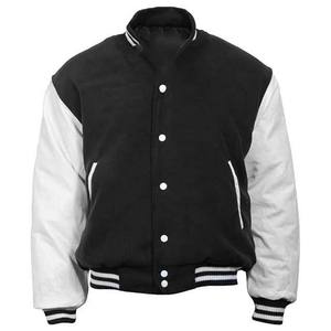 <b>Men's</b> Boxy Varsity Jacket Wholesale Custom Logo Embroidery Winter Sports Baseball Jacket Wool CollegeBaseballjacket for <b>men</b> - Product Image 1