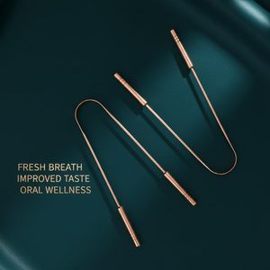 Premium quality handmade pure copper tongue cleaner tongue scraper made in India - Product Image 1