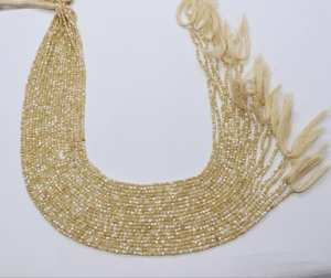 Perles facettées en nacre naturelle, 2 mm, perles de pierres précieuses, perles en nacre pour la création de bijoux, en vrac - Product Image 3