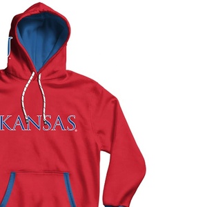 เสื้อสเวตเชิ้ตมหาวิทยาลัยสำหรับผู้หญิง สีขาวม่วง ลาย Wildcats มีฮู้ด แขนยาว ผ้าถัก ผ้าฝ้าย ใส่ได้ในฤดูใบไม้ร่วง มีกระเป๋าพิมพ์ลายด้านหน้า - Product Image 2