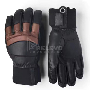 Gants de travail en cuir robustes pour la sécurité des mains, en cuir de vachette résistant à l'abrasion, pour la construction, vente en gros - Product Image 1