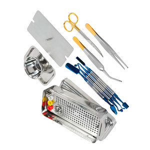 Kit Profesional de Herramientas Dentales para Rellenos de Composite, Tijeras y Pinzas con Mango TC Dorado, Esterilización Autoclavable, Set en Caja, Pakistán - Product Image 5