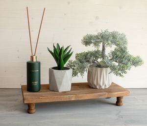 Plateau en acacia finition qualité alimentaire, revêtement non toxique, plateau en acacia finition laquée, plateau en acacia poli à l'huile - Product Image 2