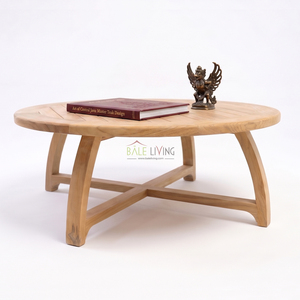 Makalu <b>Round</b> Wood Coffee <b>Table</b> Modern <b>Garden</b> High Quality Teak Handmade Furniture Outdoor - Product Image 2