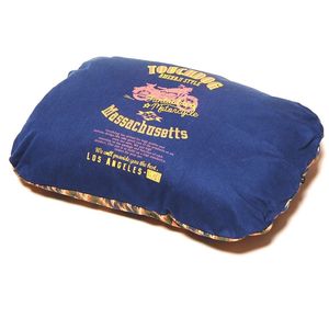 Vintage 70s Tribal Diamond Patterned Ultra Plush <b>Dog</b> <b>Bed</b> Rectangular Rounded Pet <b>Bed</b> - Product Image 2