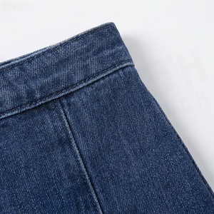 Jupe courte en jean plissée pour femme, couleur unie, taille naturelle, style japonais, satin, toutes saisons - Product Image 5