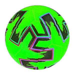 Ballon de football personnalisé avec logo, durable, en cuir, taille 5, pour match de football - Product Image 5