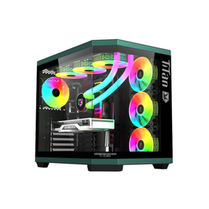 [KINGSMAN GAMING] Boîtier PC Full Tower ATX Panoramic View avec verre trempé et 4 ventilateurs ARGB-en stock - Product Image 1