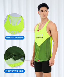 Débardeur de course marathon pour homme, léger, 100 % polyester, séchage rapide, pour activités de plein air et fitness - Product Image 5