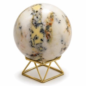 Sphère en cristal naturel poli gravé de qualité supérieure, décoration d'intérieur, Feng Shui, objet de collection, MUNTAHA AGATE - Product Image 1