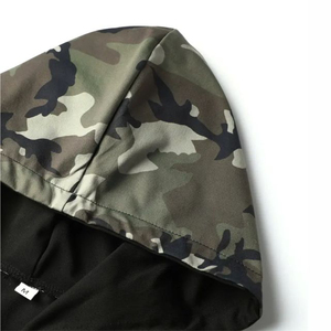 Sweat à capuche demi-manches haut de gamme, design personnalisé, respirant, vêtements de sport, tenue décontractée, service de fabrication OEM ODM - Product Image 2