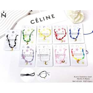 Bracciale alla Moda Golden Moon PULSERA con Design a Sette Stelle in Acciaio Inossidabile - Product Image 1