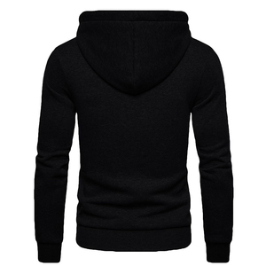 High Quality Autumn/Winter <b>Men's</b> <b>Sherpa</b> Fleece Zipper-Up Solid Plain Dyed <b>Hoodie</b> Blank Loose Fit <b>Hoodie</b> - Product Image 2
