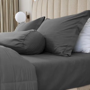 Oferta de verano 2024, sábanas bajeras de microfibra de poliéster de 4 piezas de calidad tamaño Queen, ¡OFERTA caliente refrescante y transpirable! - Product Image 3