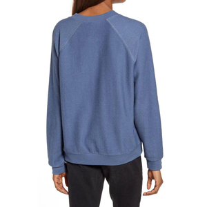 Sweat-shirt pour femme style streetwear, col rond, coupe ample, épaules raglan, impression personnalisée, service OEM - Product Image 3