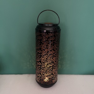 Artisan Design Decorative Iron <b>Moroccan</b> <b>Lantern</b> Home Decoration Black Finish L647 - Product Image 5