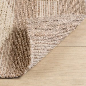 Tapis en jute tissé à la main, tapis d'extérieur, tapis de sol avec différentes formes et couleurs, tapis en jute tressé carré pour la décoration - Product Image 3