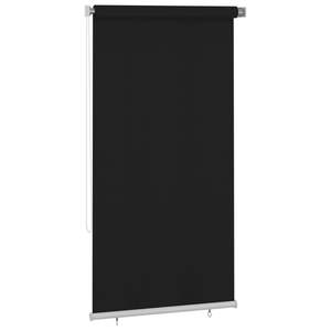 Rideau enrouleur en polyéthylène haute densité (HDPE) noir 47,2 x 90,6 pouces pour rouleaux de porte et de fenêtre - Product Image 1
