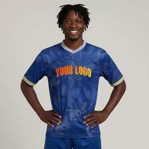 Camisetas de Fútbol Personalizadas para Equipos OEM/ODM, 100% Poliéster, Transpirables, de Secado Rápido, Manga Corta, Sublimadas y Personalizables - Product Image 5