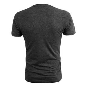 Camisetas de algodón para hombre con impresión de logotipo personalizado de alta calidad, fabricadas en fábrica profesional, cómodas camisetas con cuello en V para hombre - Product Image 6