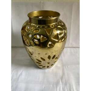 Decoración de Boda, Florero de Lujo, Artesanía, Floreros Dorados, Diseño Moderno, Centro de Mesa, Maceta de Metal, Lujosa - Product Image 1