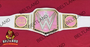 Ceinture de championnat personnalisée pour femmes, rose, pour la sensibilisation au cancer du sein, pour les survivantes du cancer FU, en alliage de zinc durable, équipement d'arts martiaux de haute qualité - Product Image 5