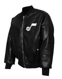 เสื้อแจ็คเก็ตบอมเบอร์แบบกลับด้านได้ของทีมยูทาห์ แจ๊ส - Product Image 2