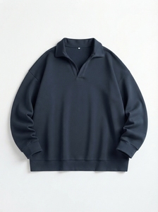 Conjunto Deportivo Unisex de Otoño, Cómodo, Transpirable, Antibacterial, 100% Poliéster, Cuello en V, Cierre con Cordón, Talla Grande - Product Image 4