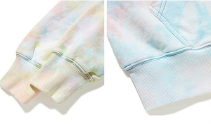 Sweat à capuche tie-dye pour femme, doublure polaire douce et confortable, qualité supérieure, couleurs vives, chaud et pratique, vêtement de sport. - Product Image 4