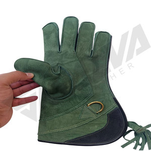 Guantes de Cetrería de Cuero Genuino de Doble Capa de Alta Calidad con Logotipo Personalizado, Ecológicos, para las Cuatro Estaciones, Protección hasta el Codo, para Halcón - Product Image 6