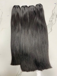 Paquetes de cabello vietnamita crudo alineados con cutícula de alta calidad al por mayor máquina extensiones dobles proveedor humano sin procesar - Product Image 5