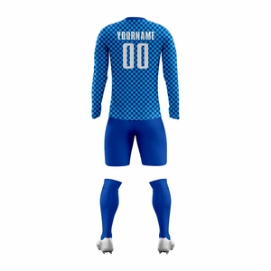 Uniforme de football à manches courtes respirant en polyester 100% imprimé par transfert thermique de qualité supérieure pour les clubs, les écoles et les équipes professionnelles - Product Image 2