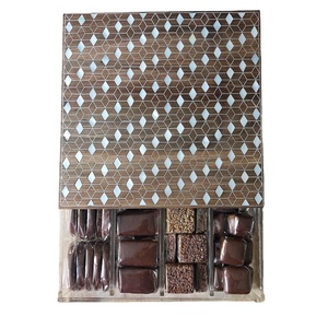 กล่องใส่อาหารสำหรับใส่ขนมกล่องของขวัญรอมฎอนกล่องใส่อาหารทำจากไม้อะคริลิกเคลือบเงาสำหรับตกแต่งบ้าน - Product Image 3