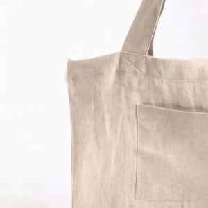 Sac fourre-tout en toile de coton EcoDari Fashion avec fermeture éclair, sac de shopping et de transport réutilisable pour un rangement sécurisé - Product Image 3