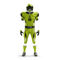 Service OEM ODM, uniforme d'entraînement de football américain pour hommes sur mesure de haute qualité, 100% polyester, séchage rapide, respirant, le meilleur
