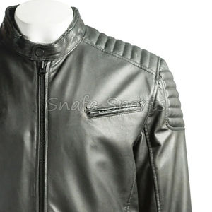Winter Season Online Best Selling Real Leather <b>Jacket</b> 2026 Best Trendy Stylish <b>Zip</b> <b>Up</b> Winter Season Leather <b>Jackets</b> - Product Image 3