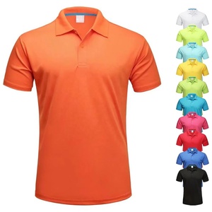 Secado rápido de verano para hombre de manga corta 100% algodón Oxford tela Golf para camiseta transpirable deportes camisa correr cuello sólido - Product Image 1