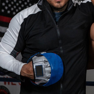 High Quality Lightweight Laced Leather Martial Arts Boxing <b>Focus</b> <b>Pad</b> Durable Material Customizable - Product Image 5