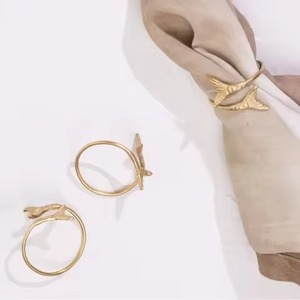 Elegant Style Metal Napkin Ring For Dining <b>Table</b> Decoration And Dining <b>Table</b> - Product Image 4