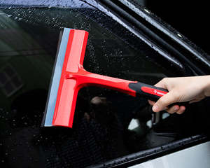 Raspador de goma Premium Flex Edge para eliminar agua, limpiador de coches portátil, herramienta para secar cristales de vehículos sin dejar marcas. - Product Image 6