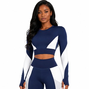 Premium Women's Yoga Set Seamless Fitness Outfit High Waist Leggings Sports Bra Custom Activewear Manufacturer OEM - Product Image 4