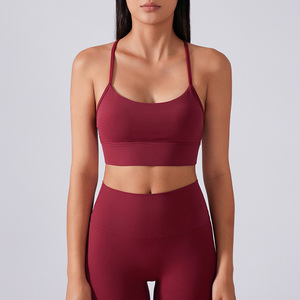 Soutien-gorge de sport dos nu de haute qualité pour femmes, idéal pour la gym, l'entraînement et le yoga - Product Image 1