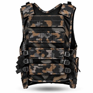 Chaleco Táctico Transpirable y Resistente al Viento, Portaequipos para Deportes al Aire Libre, Chaleco Táctico de Nailon con Correa de Hombro de Camuflaje - Product Image 2